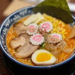 Spicy Miso Butter Corn Ramen