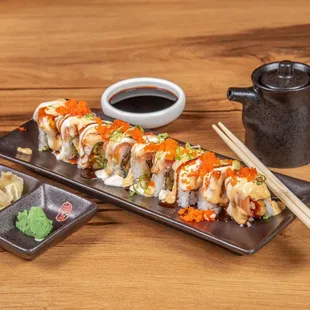 Salmon 2 way roll.