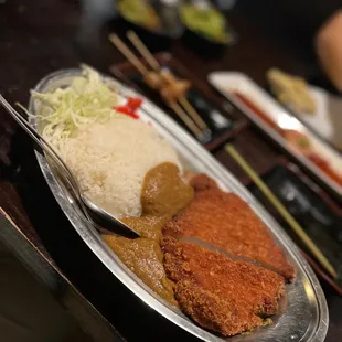 Curry Rice with Katsu