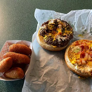 Hinson Burger  Really good...! Hush puppies good also 3/23/23