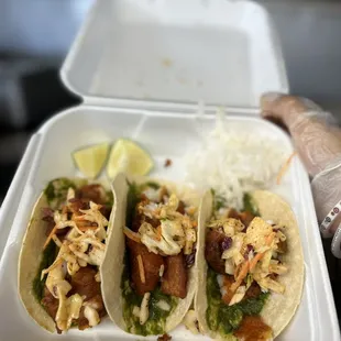 Amritsari Fish tacos