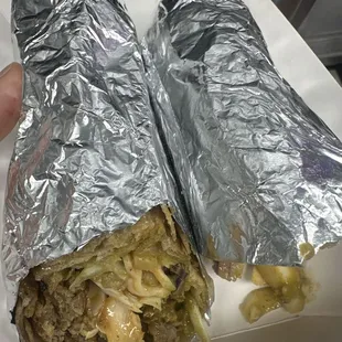 Chicken Seekh kebab roll