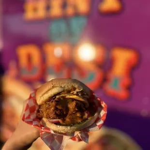Desi Chicken Burger