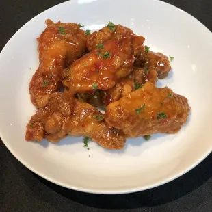 Peach Hennessy Wings