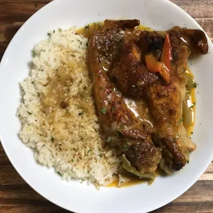 Smothered turkey wings