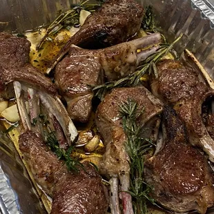 Our infamous Lamb Chops