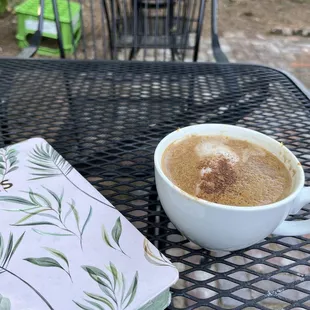 Chocolate Covered Orange Latte with oat milk