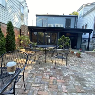 The outside patio is quite nice.