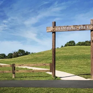 Climbing hill