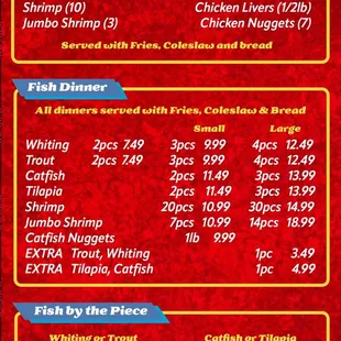 Fish and Chicken Combo for $12.49