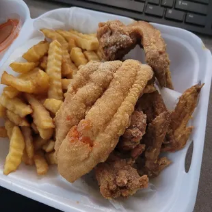 Fish and chicken combo
