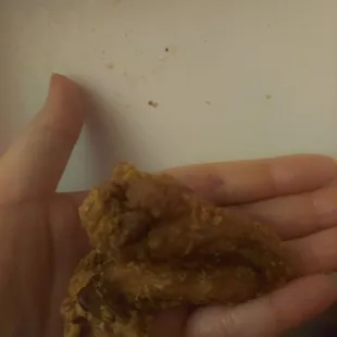 Overpriced chicken wing at $2 each!