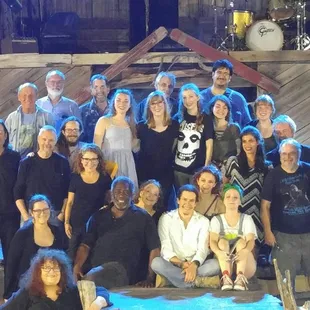 The cast and crew on the last night of their 40th season!