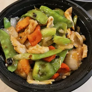 Fish fillet with black bean sauce