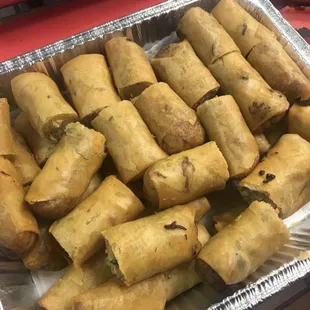 Egg rolls.
