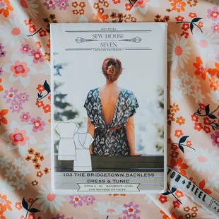 Sew House Seven Bridgetown Backless Dress/Tunic pattern