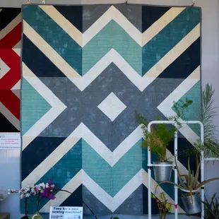 Simply Southwest is name of this quilt, featured in the May/June 2019 Edition of Quilt Sampler magazine, designed by our own Cindy Bruner.