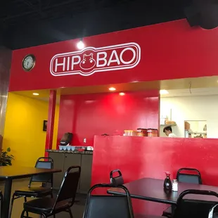 The bright, fun interior