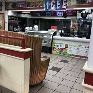 sushi and sashimi, interior