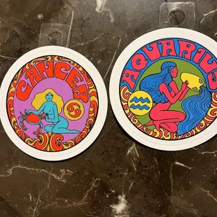 Groovy stickers I bought - created by a local artist!