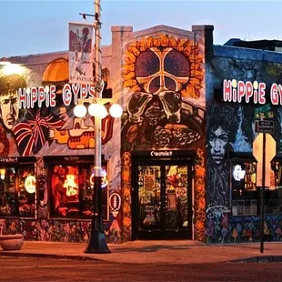Hippie Gypsy at night.