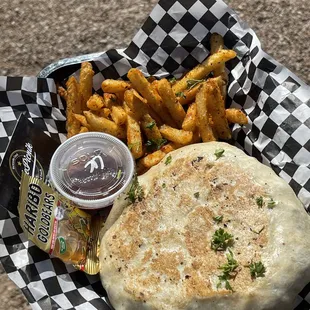 Hippie Crunchwrap With A Meal
(Small Fries &amp; A Drink)
