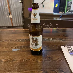 Singha beer. Taking a little trip down memory lane.