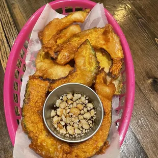 Fried pumpkin appetizer- the best thing we had for sure, recommend getting!