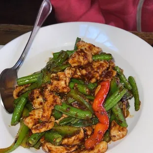 Chicken and green beans