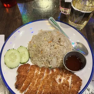 Crispy Chicken Fried Rice