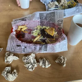 6 Napkin meal!!!