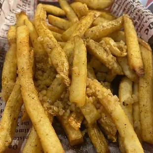 Garlic French Fries and Cajun