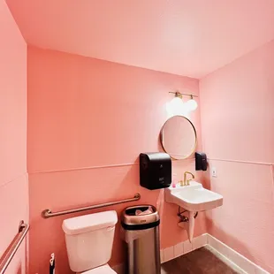 Pink bathroom