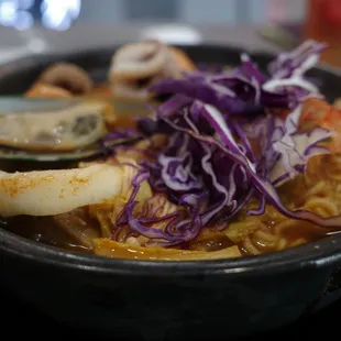 7 levels Kim Chi Noodle. Warning 0.5 gave me the run but your mileage may varies. You have been warned.