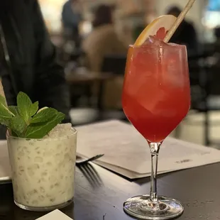 Sesame Street cocktail and vibrant thank mocktail