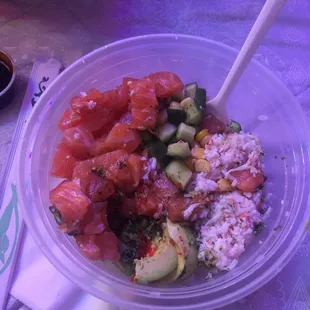 salads, food
