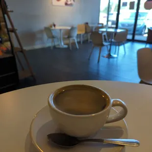 A beautiful americano