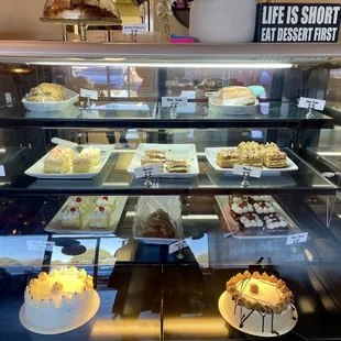 "Life is short; eat dessert first"