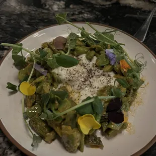 Charred Spring Salad