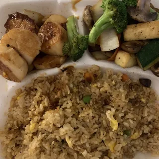Scallop Hibachi Dinner