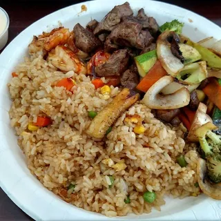 Shrimp Hibachi Lunch