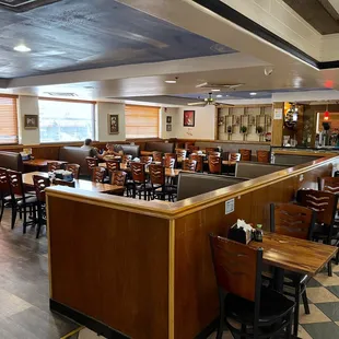 the interior of a restaurant