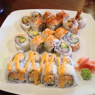 3 different rolls