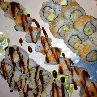 And of course the sushi