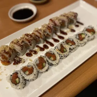 Spicy Tuna Roll and Polar Bear Roll
