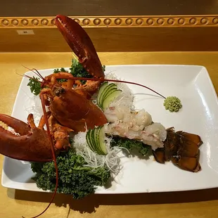 Lobster sashimi