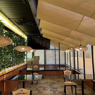 the interior of a restaurant