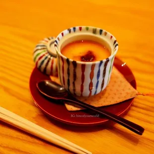 Chawanmushi is a pretty light and delicate side dish.