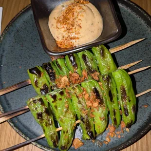 Shishito peppers