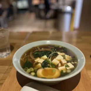 Shoyu ramen with tofu